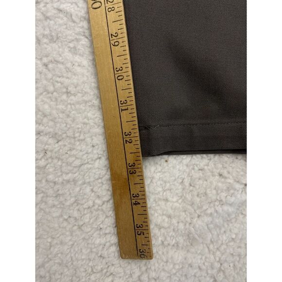 VTG LEE Pants Men 40x32 Dark Gray Relaxed Pleated NO IRON Permanent Crease Dress - Picture 15 of 16